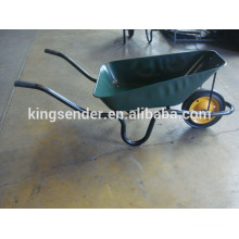 Metal Tray Material and Pneumatic Wheel Wheel Type construction wheelbarrow